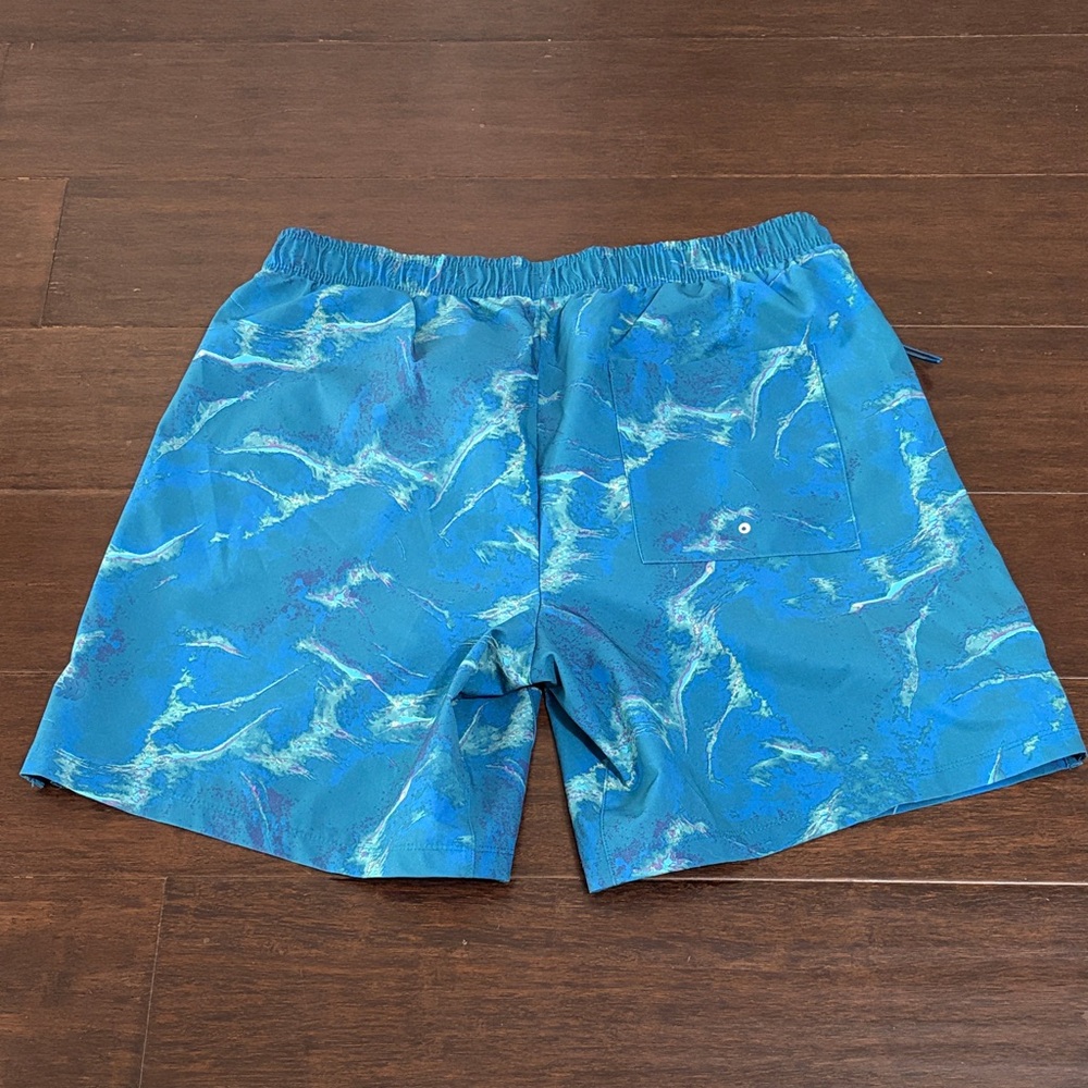Blue Patterned All In Motion Running Shorts - Picture 2 of 3